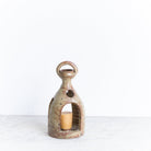 Stoneware Candlestick with Beeswax Votive - elsie green - decor