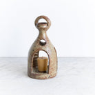 Stoneware Candlestick with Beeswax Votive - elsie green - decor