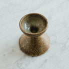 Stoneware Candlestick with Botanical Imprint - elsie green - art