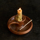 Stoneware Chamber Candlestick - elsie green - decor