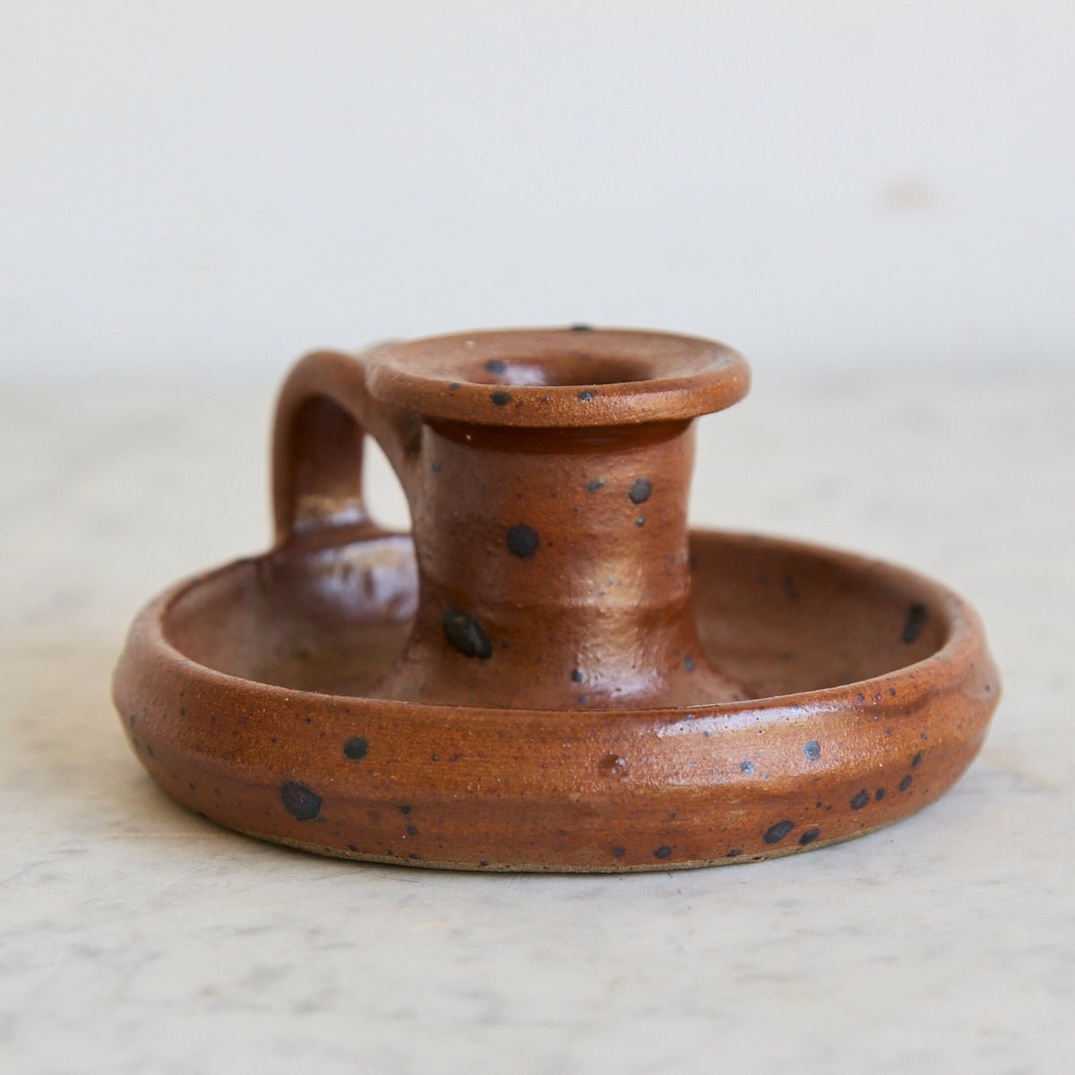 Stoneware Chamber Candlestick - elsie green - decor