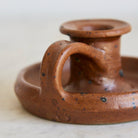 Stoneware Chamber Candlestick - elsie green - decor