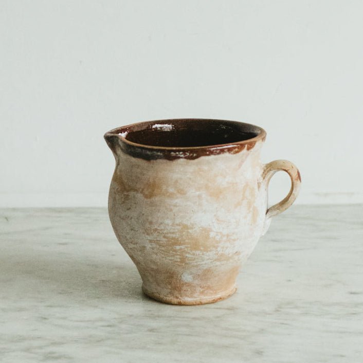 Stoneware Cream Pitcher - elsie green - the french kitchen