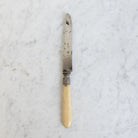 Stoneware Crock & Bone Knife Set of 6 - elsie green - the french kitchen