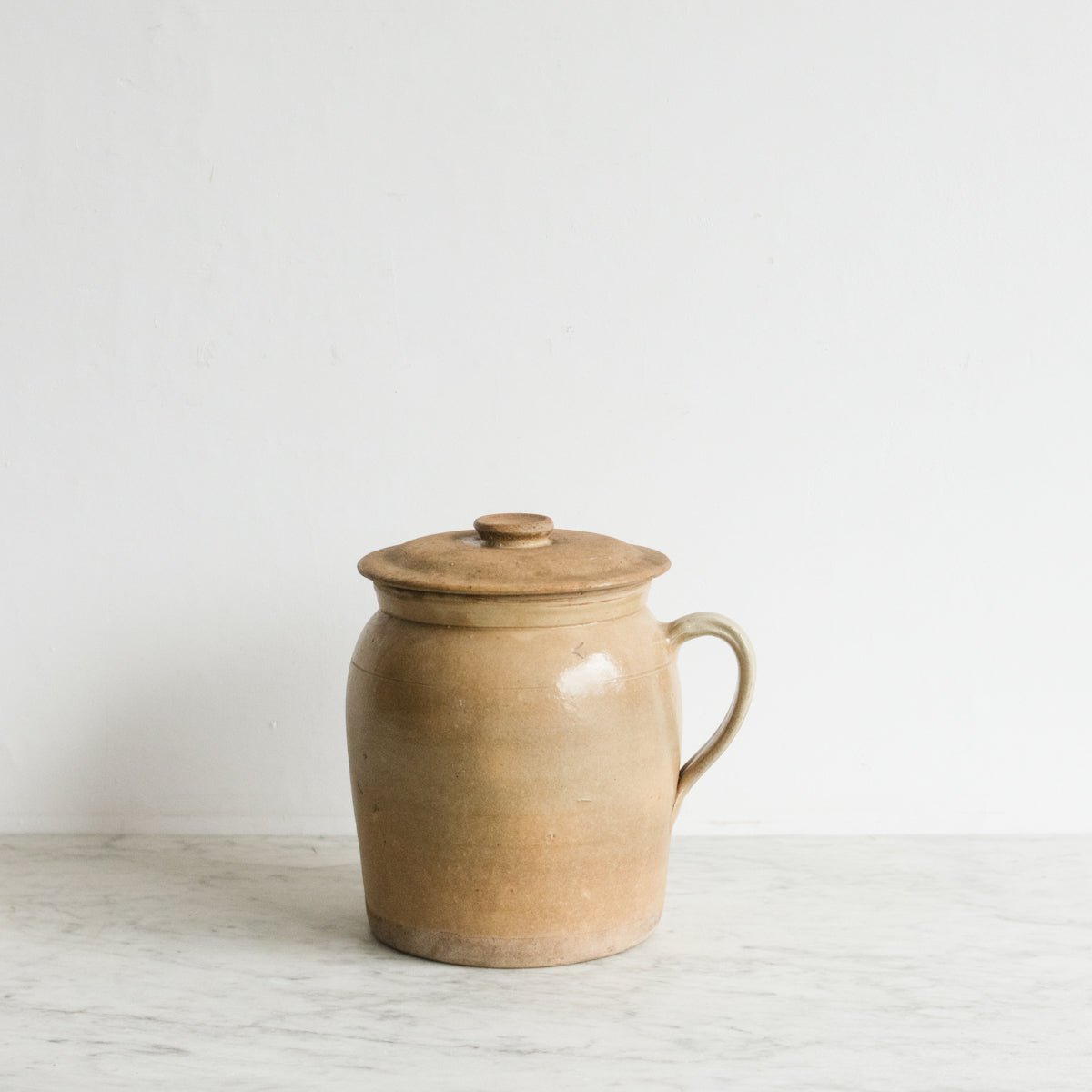 Stoneware Crock with Handle and Lid - elsie green - The French Kitchen