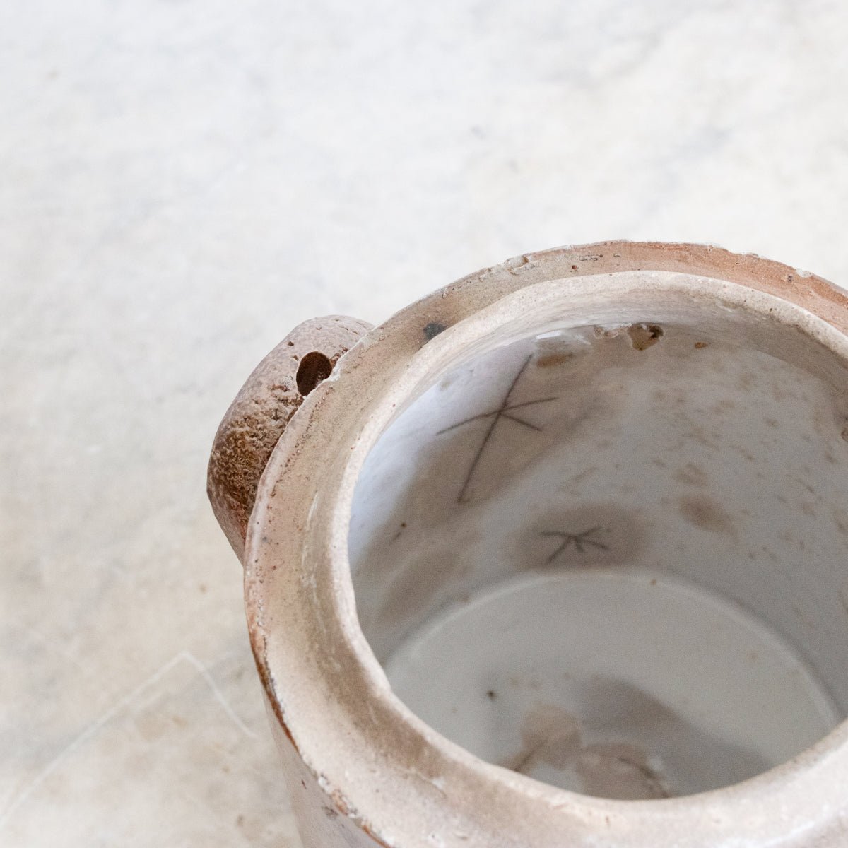 Stoneware Crock With Lid | Brown - elsie green - The French Kitchen