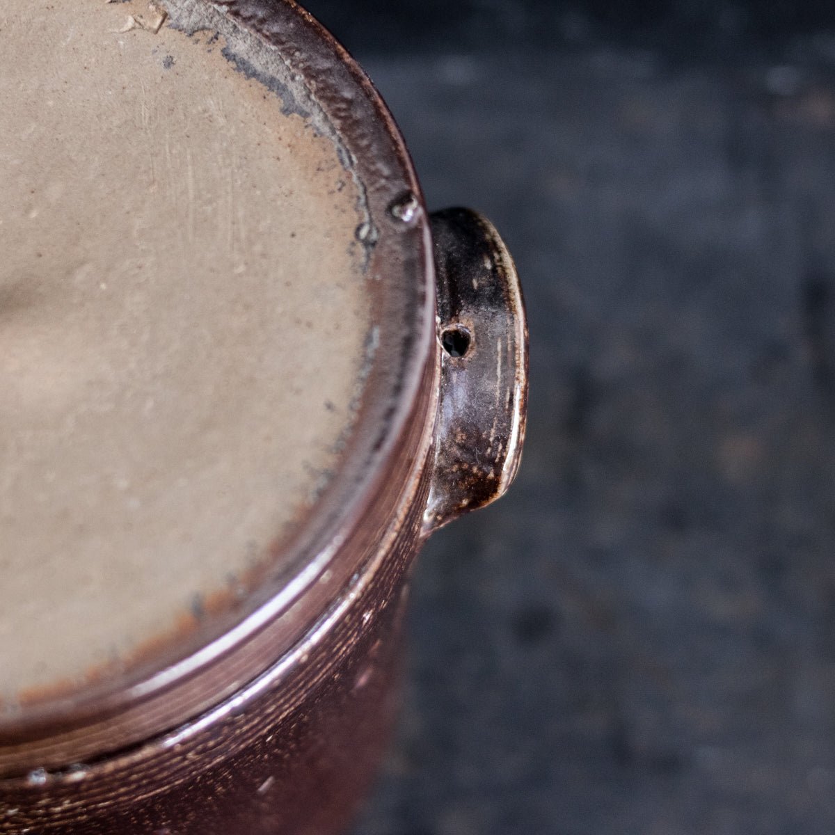 Stoneware Crock With Lid | Brown - elsie green - The French Kitchen