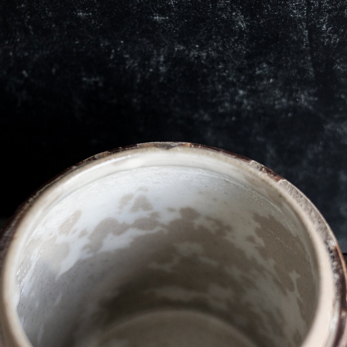 Stoneware Crock With Lid | Brown - elsie green - The French Kitchen