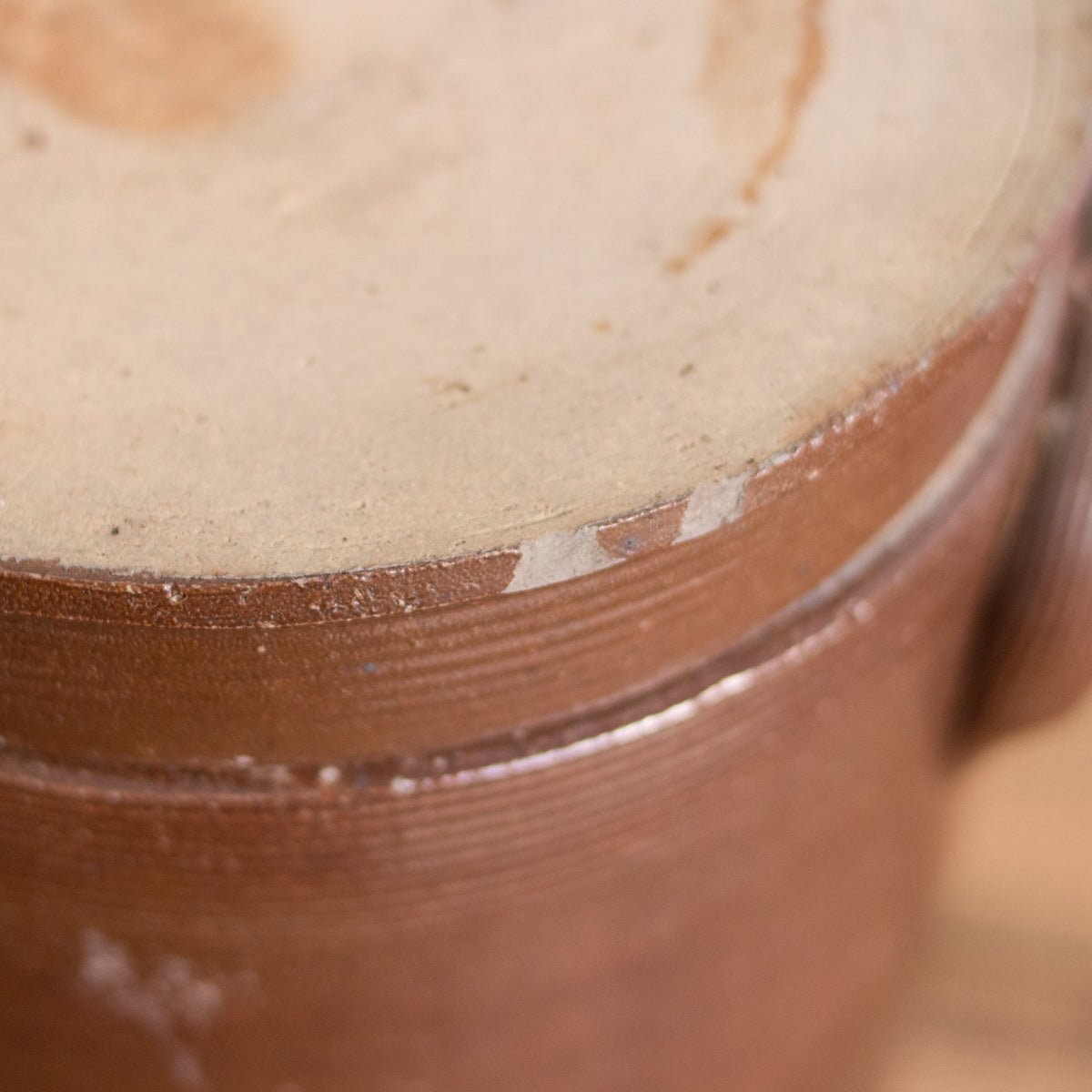 Stoneware Crock With Lid | Brown - elsie green - The French Kitchen