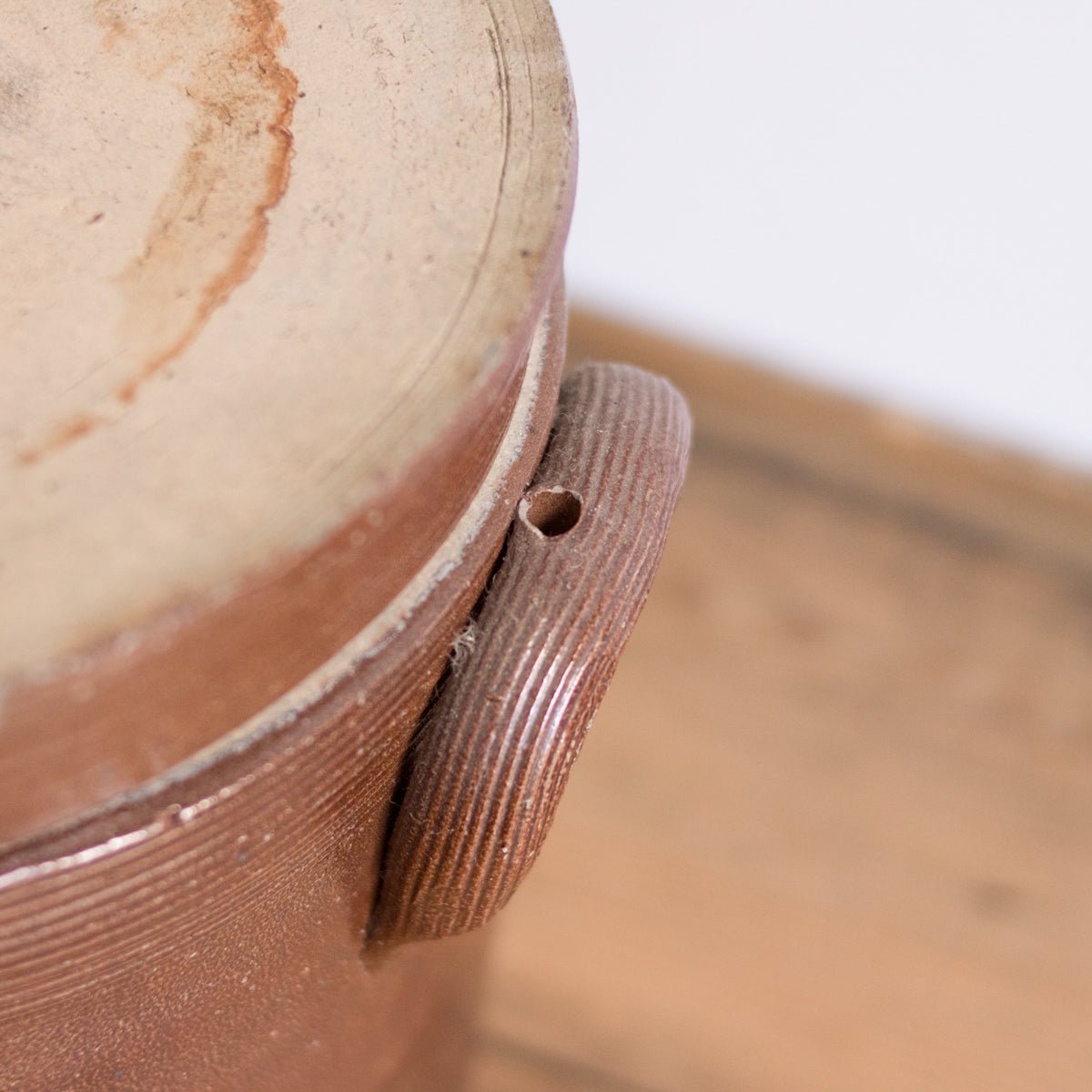 Stoneware Crock With Lid | Brown - elsie green - The French Kitchen