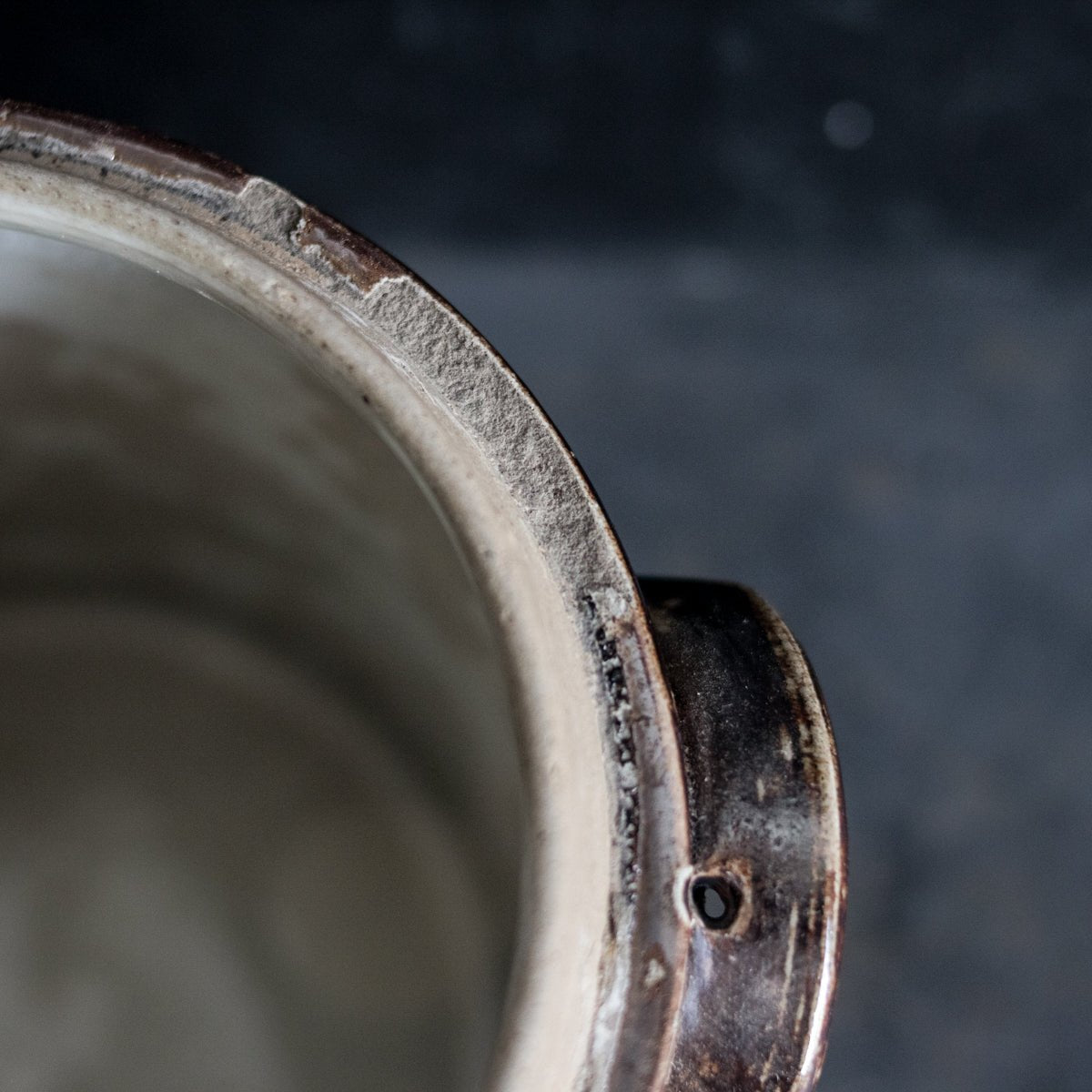 Stoneware Crock With Lid | Brown - elsie green - The French Kitchen