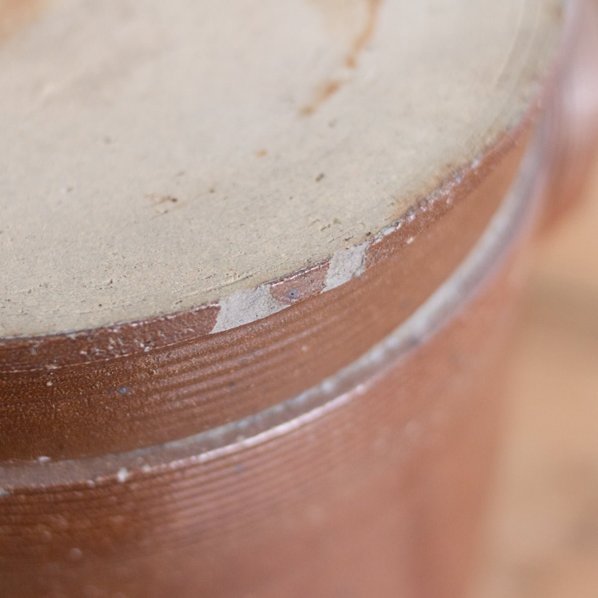 Stoneware Crock With Lid | Brown - elsie green - The French Kitchen