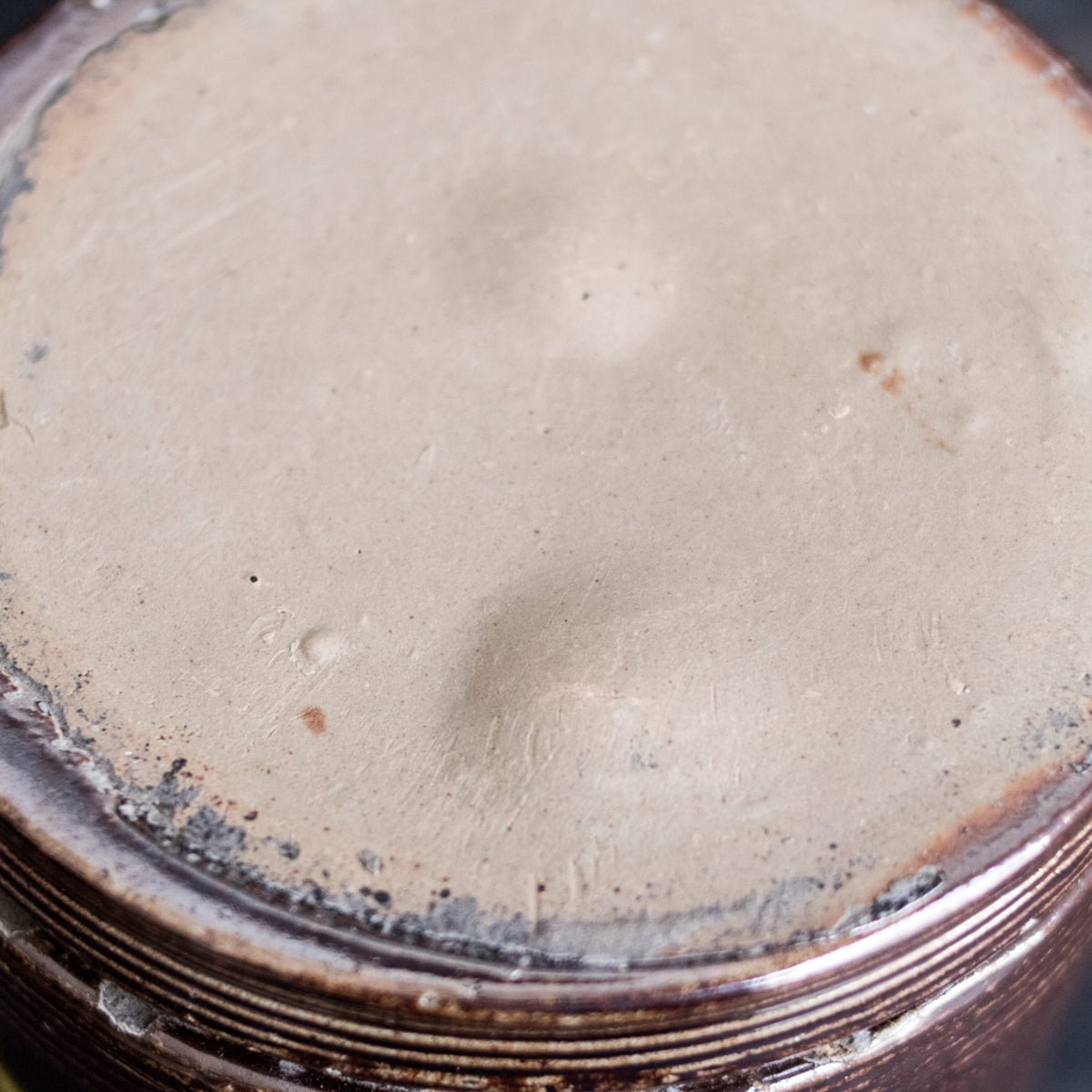 Stoneware Crock With Lid | Brown - elsie green - The French Kitchen