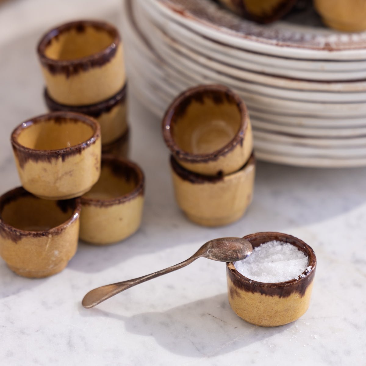 Stoneware Escargot Pot Set of 10 - elsie green - the french kitchen