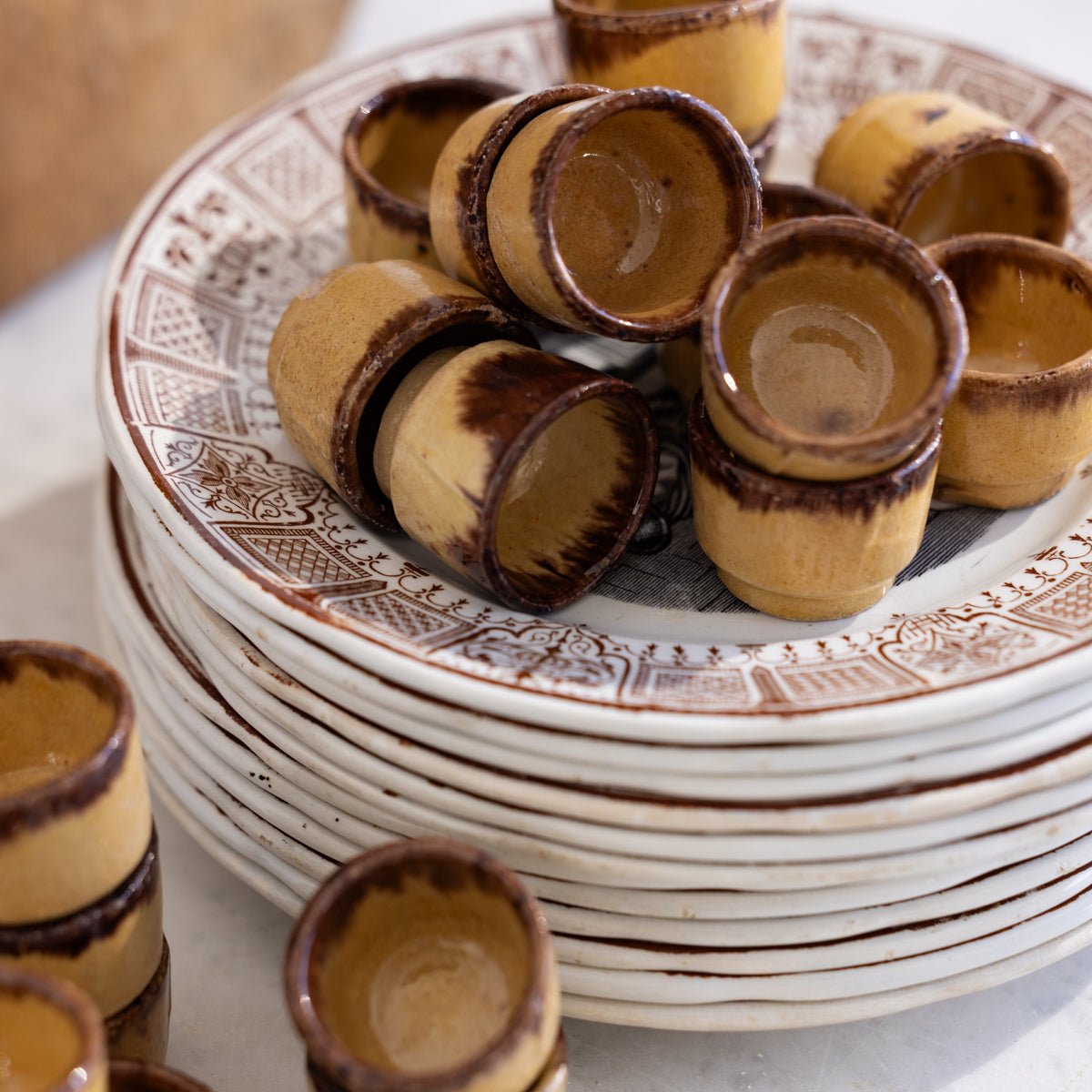 Stoneware Escargot Pot Set of 10 - elsie green - the french kitchen