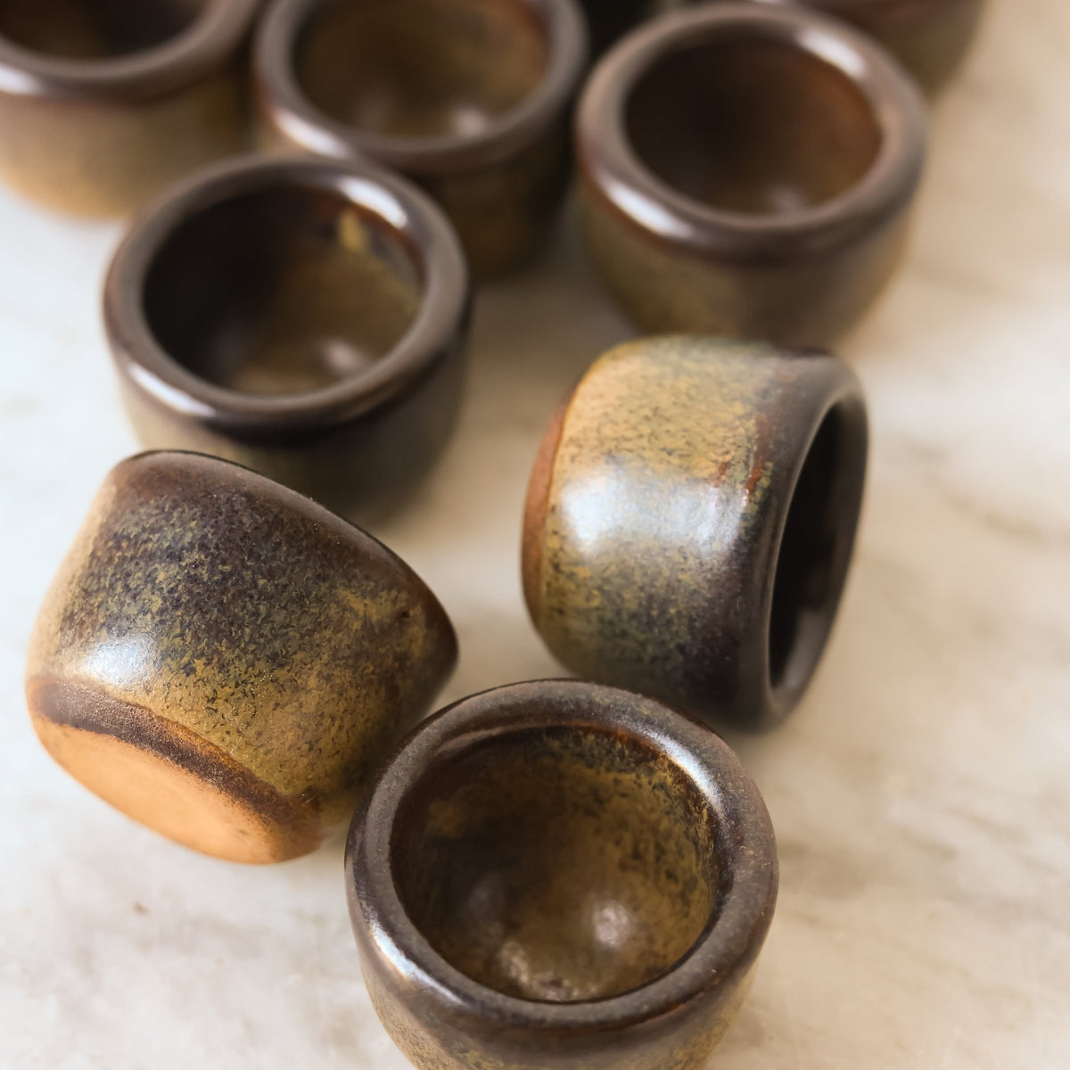 Stoneware Escargot Pot Set of 8 - elsie green - the french kitchen