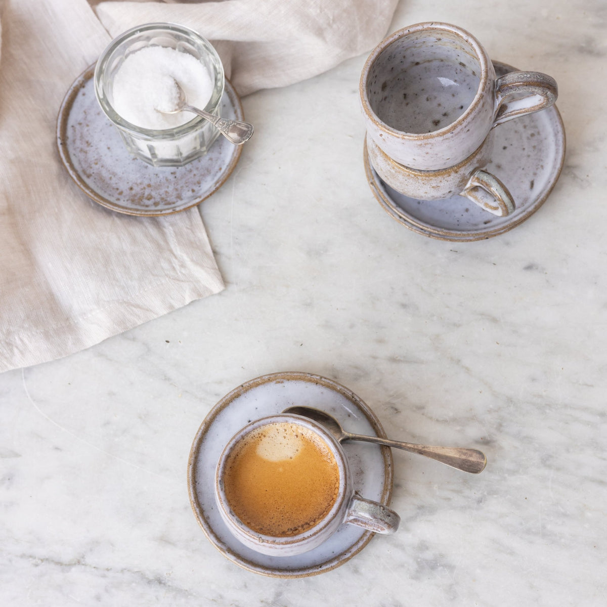 Stoneware Espresso Set | 10 Pieces - elsie green - the french kitchen