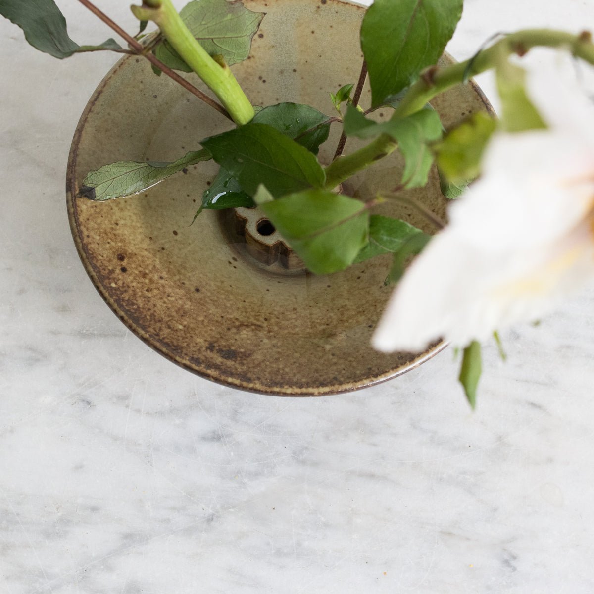 Stoneware Flower Frog | Daniel De Montmollin - elsie green - decor
