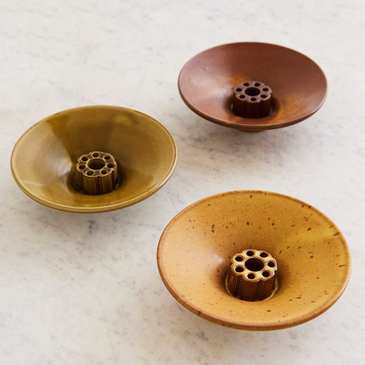 Stoneware Flower Frog | Daniel De Montmollin - elsie green - decor