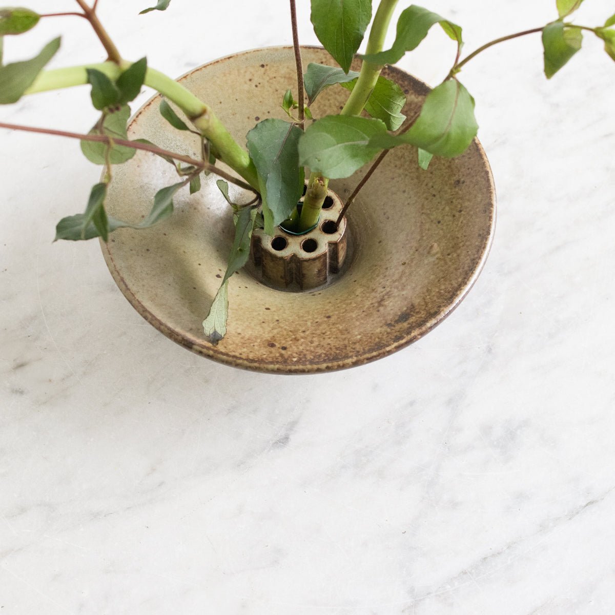 Stoneware Flower Frog | Daniel De Montmollin - elsie green - decor