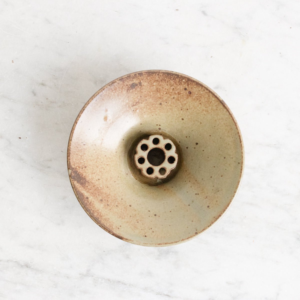 Stoneware Flower Frog | Daniel De Montmollin - elsie green - decor