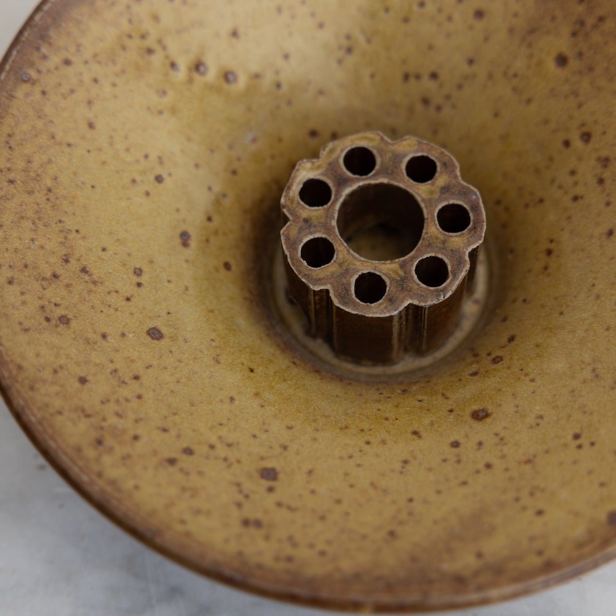Stoneware Flower Frog | Daniel De Montmollin - elsie green - decor