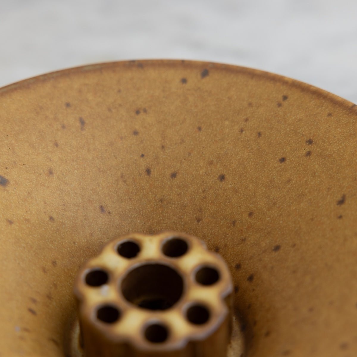 Stoneware Flower Frog | Daniel De Montmollin - elsie green - decor