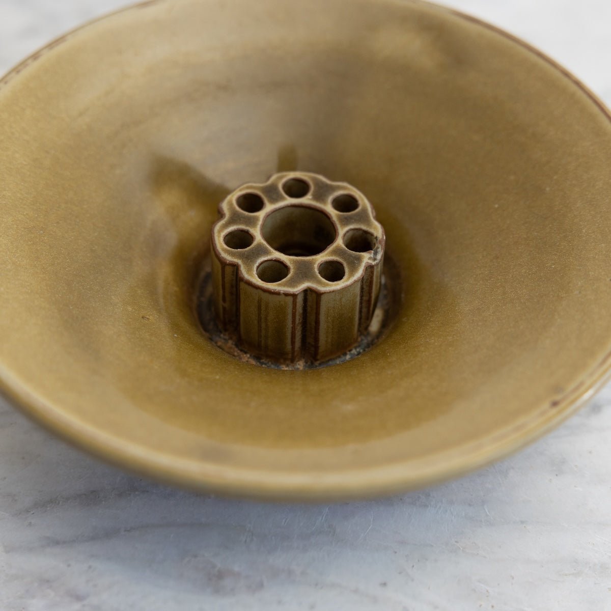 Stoneware Flower Frog | Daniel De Montmollin - elsie green - decor
