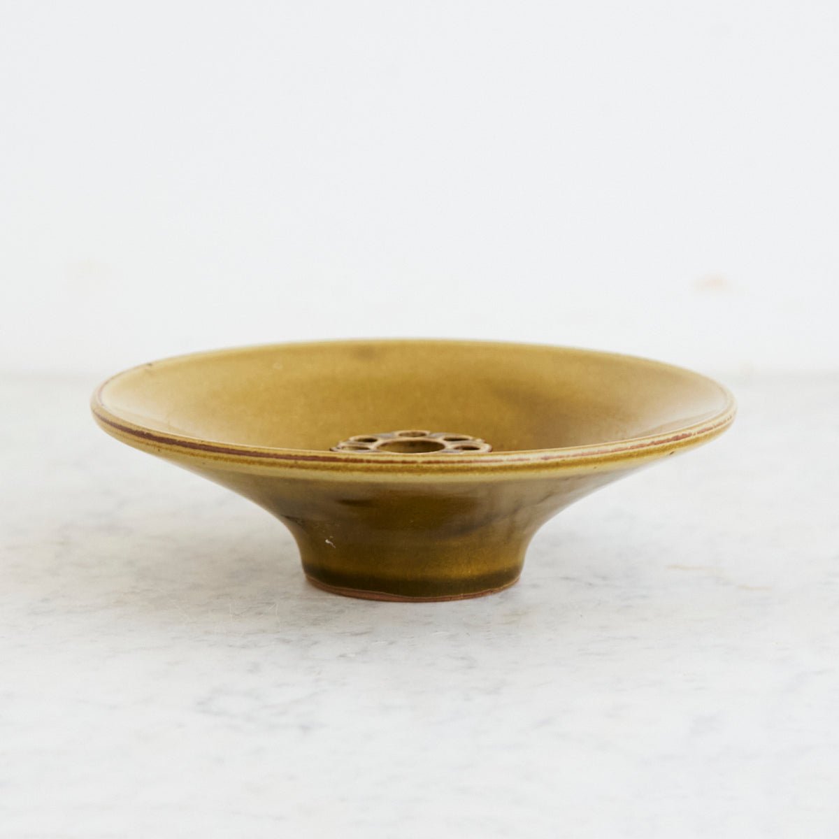 Stoneware Flower Frog | Daniel De Montmollin - elsie green - decor