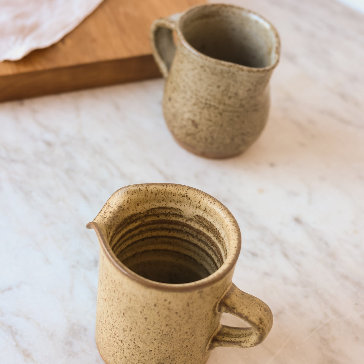 Stoneware Gravy Pitcher - elsie green - the french kitchen