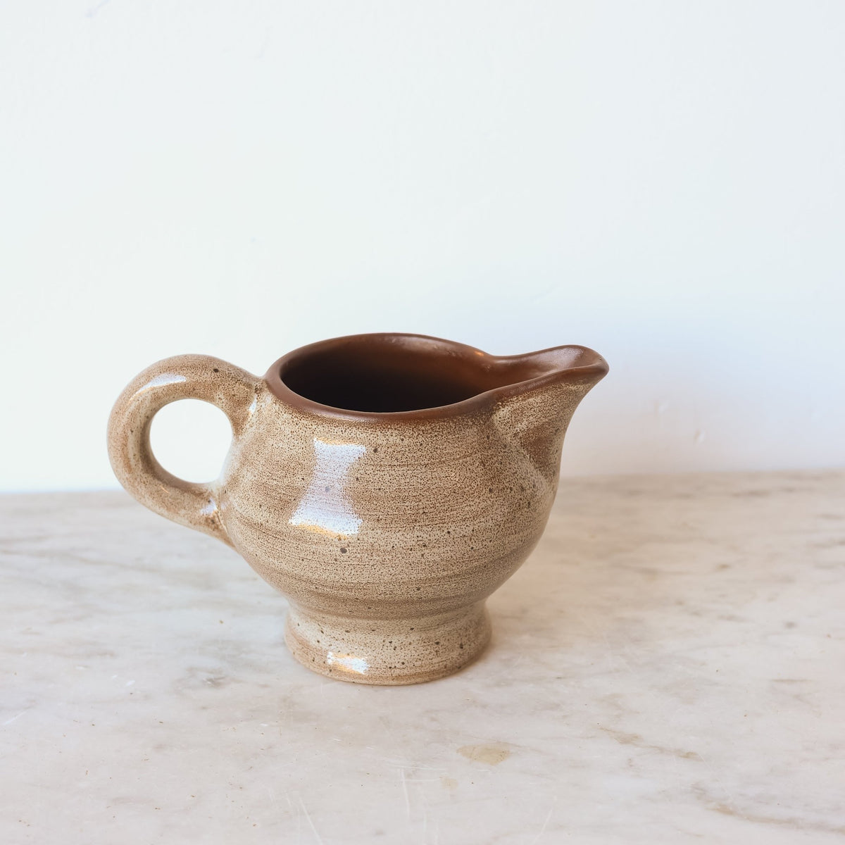 Stoneware Gravy Pitcher - elsie green - the french kitchen