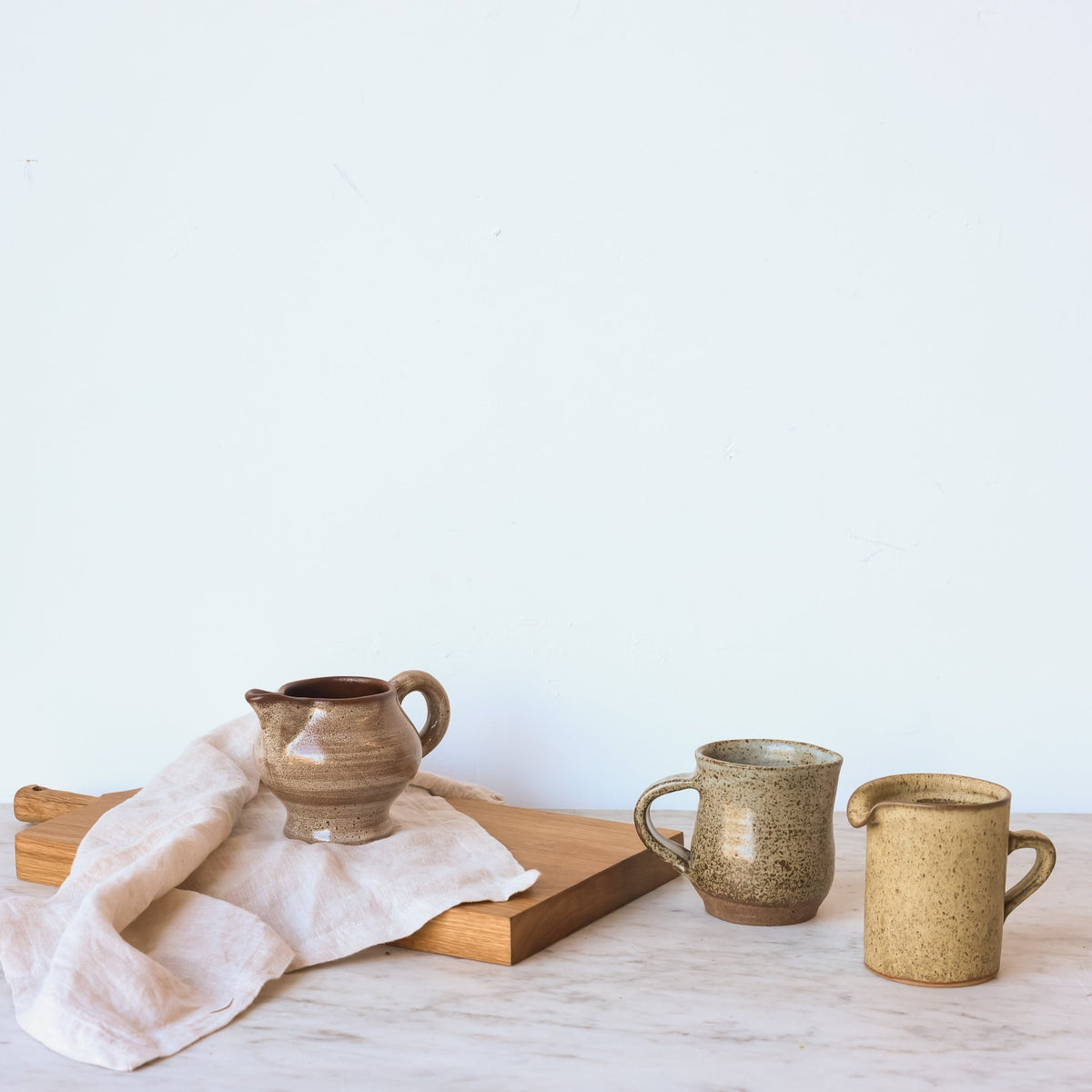 Stoneware Gravy Pitcher - elsie green - the french kitchen