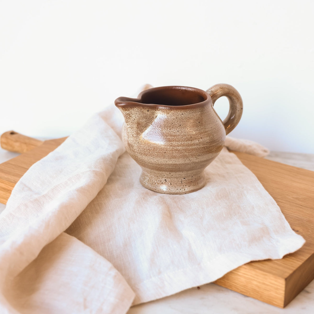Stoneware Gravy Pitcher - elsie green - the french kitchen