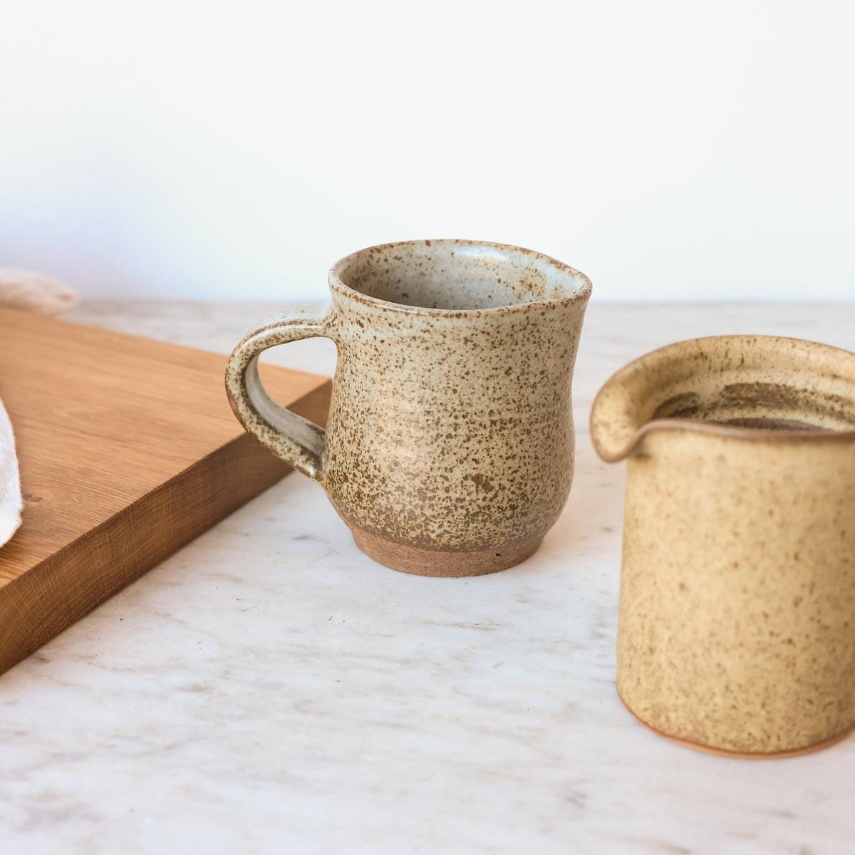 Stoneware Gravy Pitcher - elsie green - the french kitchen