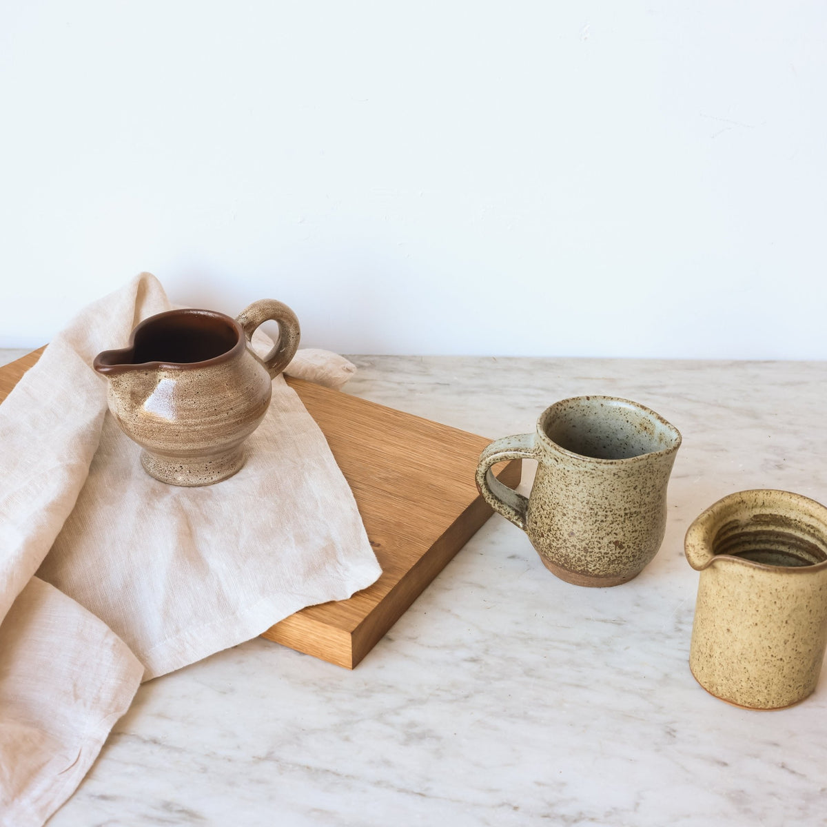 Stoneware Gravy Pitcher - elsie green - the french kitchen