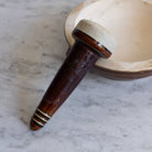 Stoneware Lion Mortar & Pestle - elsie green - the french kitchen