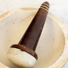 Stoneware Lion Mortar & Pestle - elsie green - the french kitchen