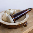 Stoneware Lion Mortar & Pestle - elsie green - the french kitchen