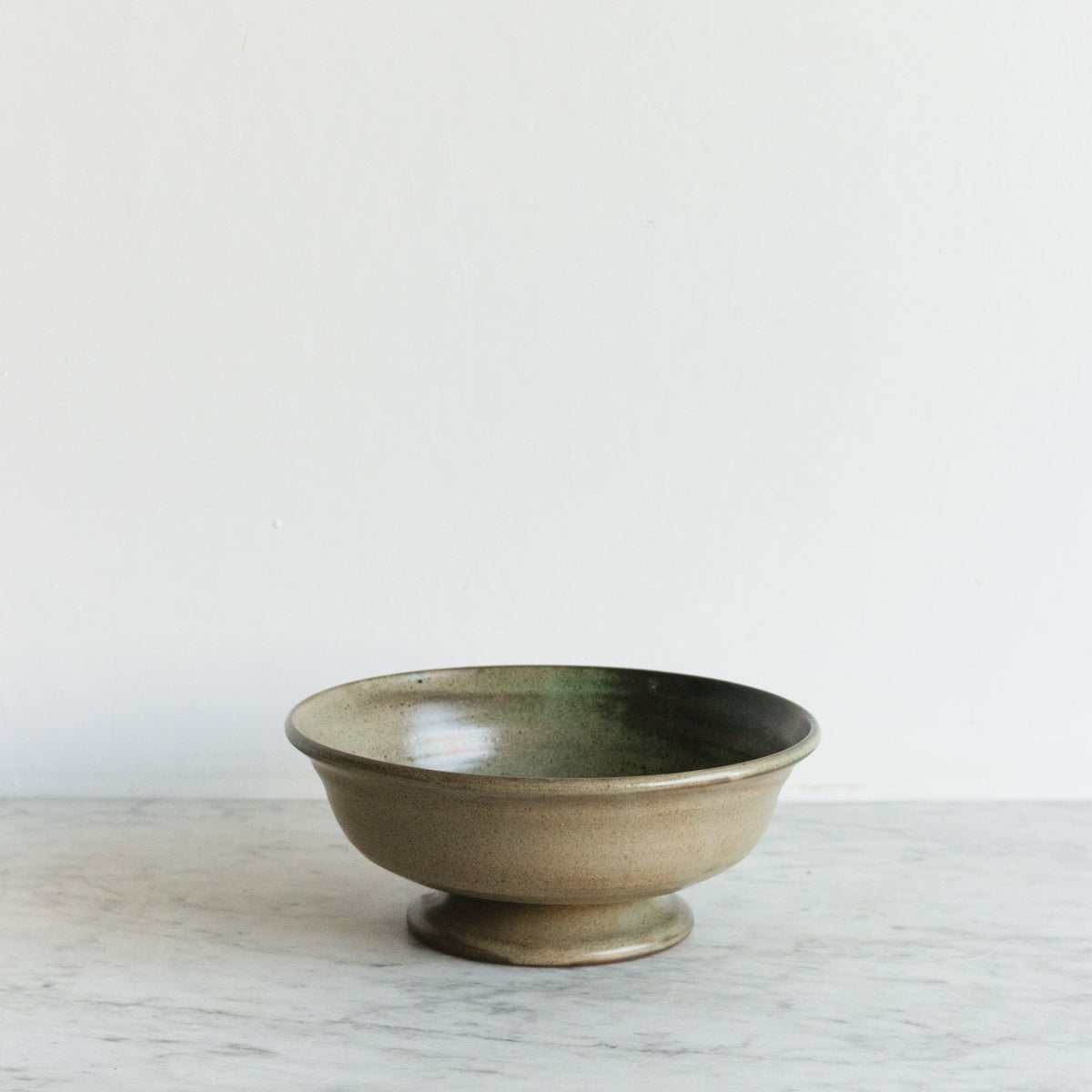 Stoneware Pedestal Bowl - elsie green - the french kitchen