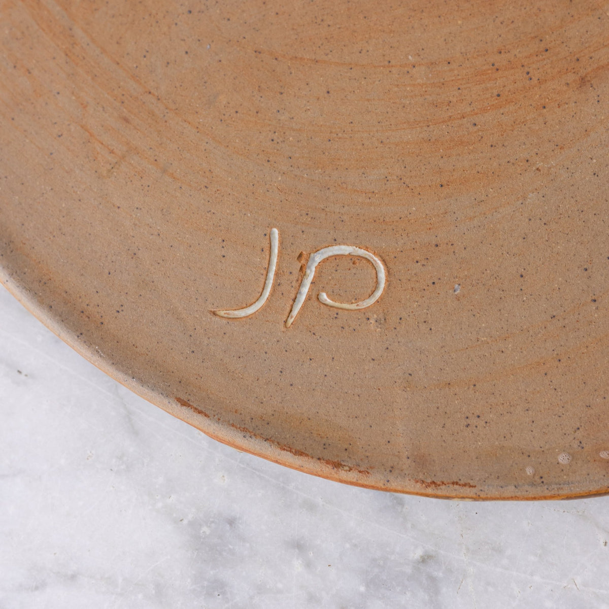 Stoneware Platter with Christofle Pie Server - elsie green - the french kitchen