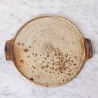 Stoneware Platter with Christofle Pie Server - elsie green - the french kitchen