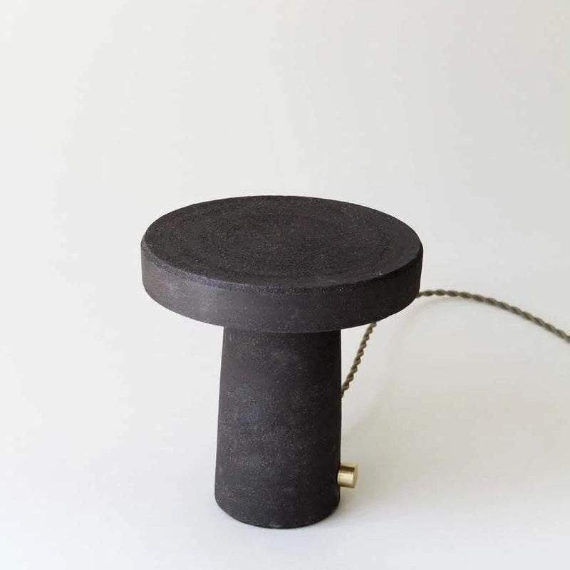 Stoneware Sculpture Accent Lamp - elsie green - decor