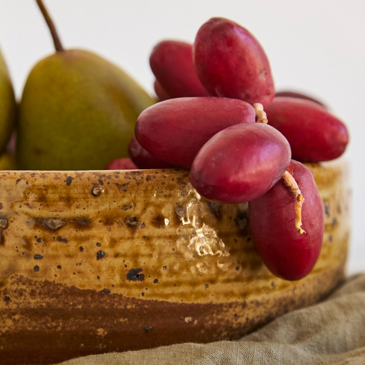 Stoneware Serving Bowl | Signed by Artist - elsie green - the french kitchen