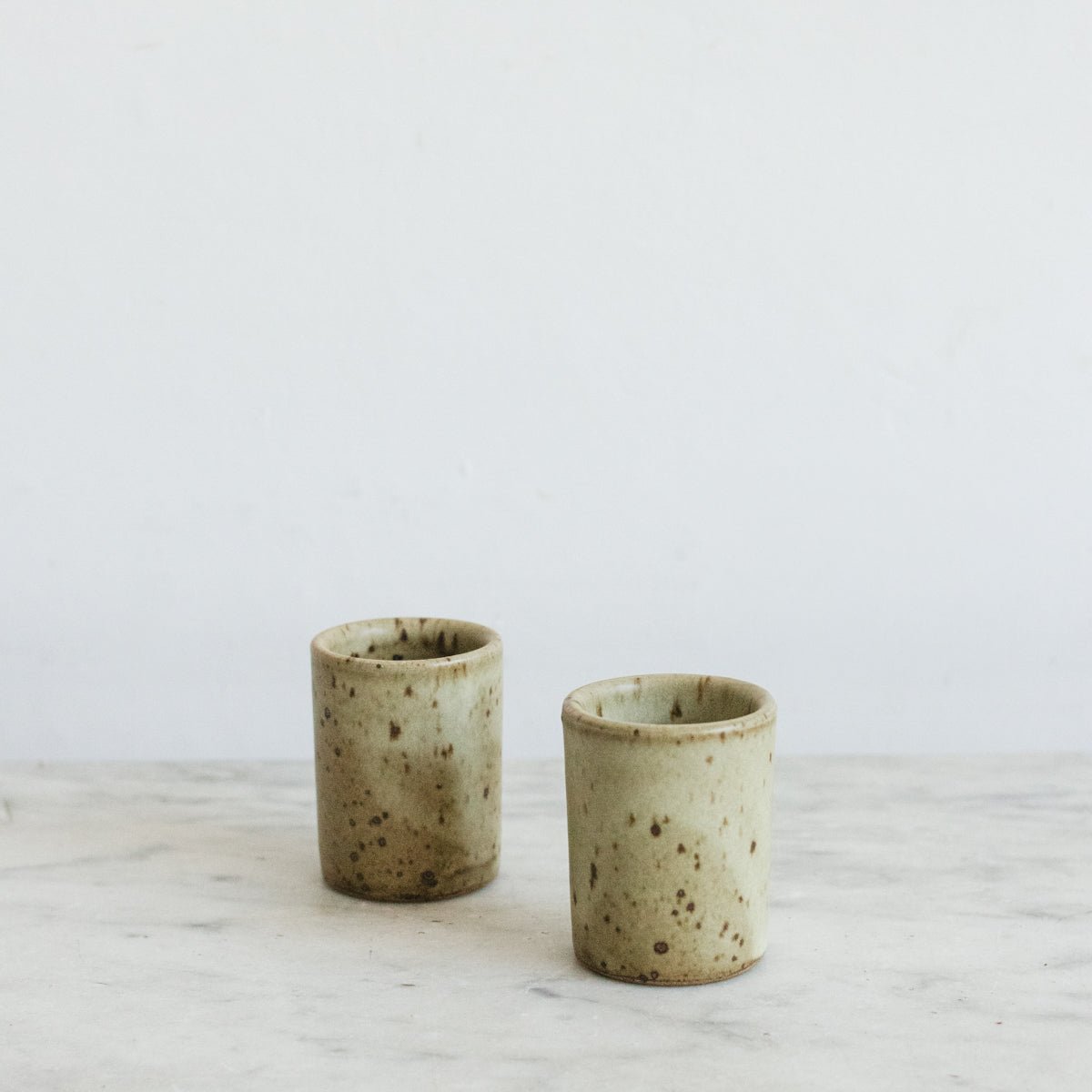Stoneware Shot Glass Set of 6 - elsie green - the french kitchen