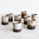 Stoneware Shot Glass Set of 8 - elsie green - the french kitchen