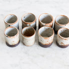 Stoneware Shot Glass Set of 8 - elsie green - the french kitchen