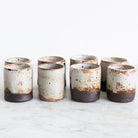 Stoneware Shot Glass Set of 8 - elsie green - the french kitchen