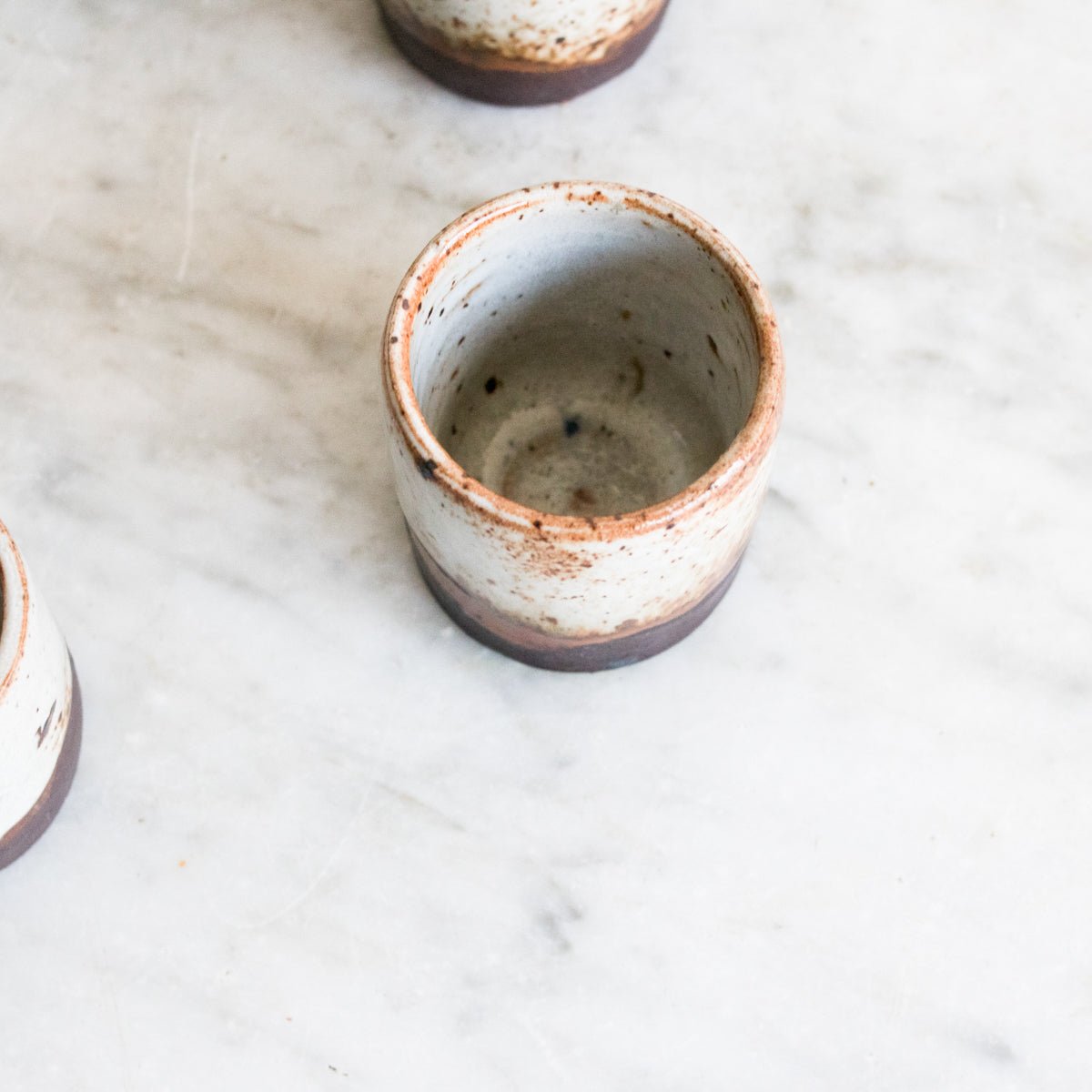 Stoneware Shot Glass Set of 8 - elsie green - the french kitchen