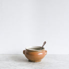 Stoneware Tureen With Silver Ladle - elsie green - The French Kitchen