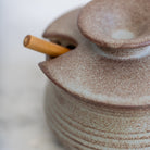Stoneware Vallauris Mustard Pot - elsie green - the french ktichen